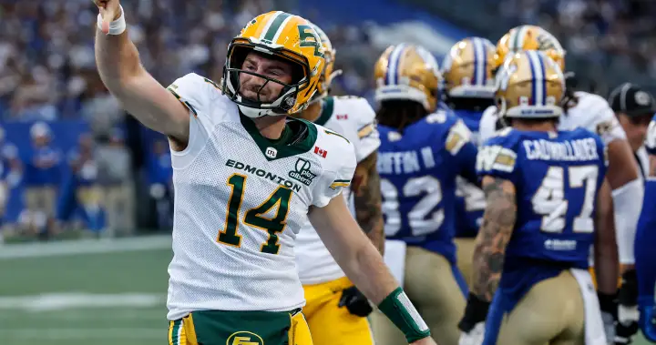 Last-minute touchdown keeps Elks unbeaten in 23-18 victory over Winnipeg Blue Bombers – Winnipeg