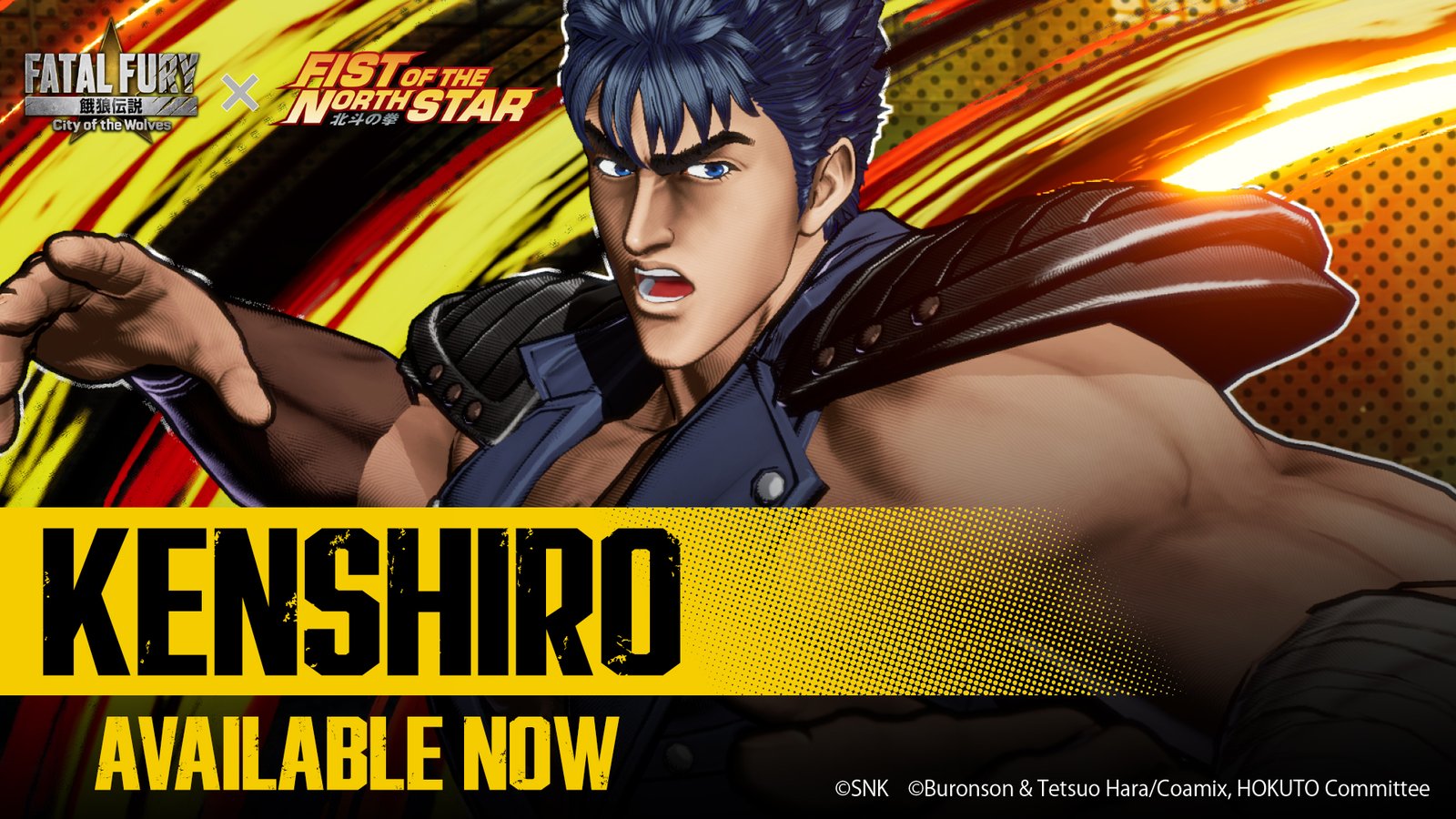 From North Star to South Town – Kenshiro Is Coming to FATAL FURY: City of the Wolves!