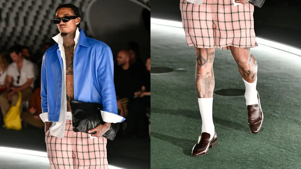 Knicks’ Jordan Clarkson Swaps Sneakers for Loafers at Willy Chavarria
