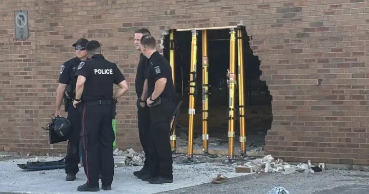 Woman charged after vehicle accelerated into rear of London, Ont. gym