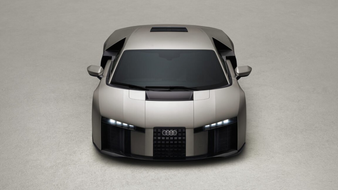 Not the next R8? Audi reveals mid-engined plug-in hybrid V8 Nuvolari.