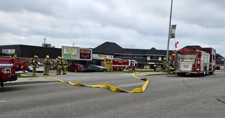 Stony Plain daycare evacuated after van hits building, gas leak detected – Edmonton