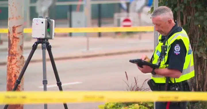 Girl, 4, killed in collision after running into traffic in north Edmonton – Edmonton