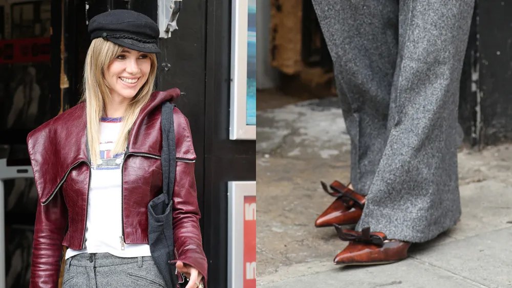 Suki Waterhouse Completes Her London Look With Shushu/Tong Heels