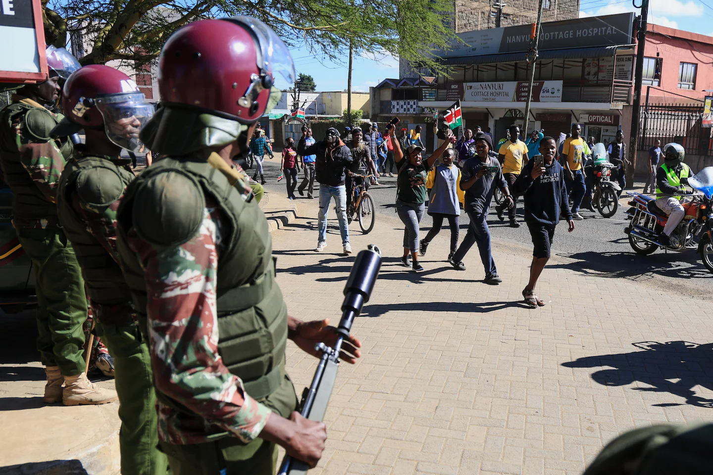 Kenyans protest U.S. plan for Ebola field hospital to treat Americans