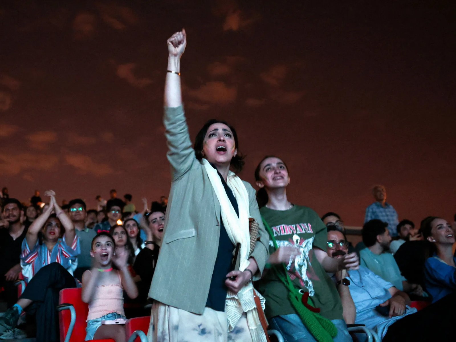 Iranians gather in Tehran to support team in critical draw against Belgium | US-Israel war on Iran