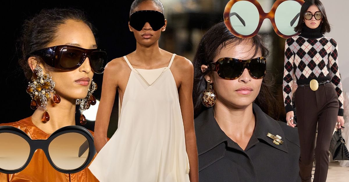 Every Luxury Brand Is Cosigning the Bug-Eye Sunglasses Trend