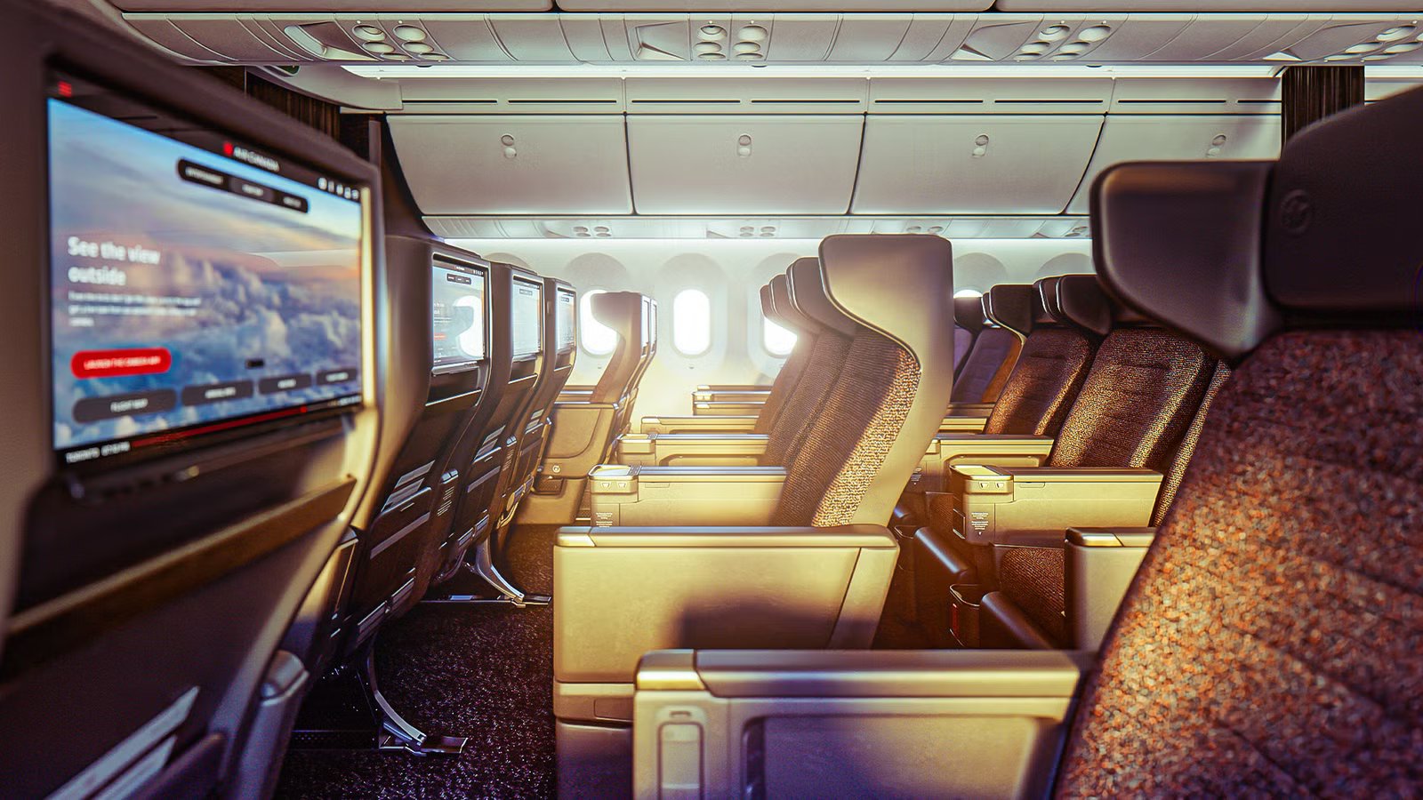Why Air Canada’s 16-Inch Seatback Screens Just Reset The Premium Economy Tech Benchmark