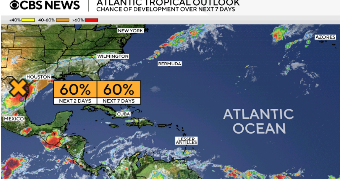 Potential first tropical cyclone of the year developing off Texas’ Gulf Coast