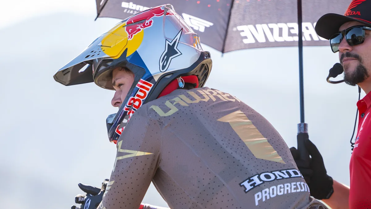 He’s back: Jett Lawrence wins Hangtown 450 Moto 1