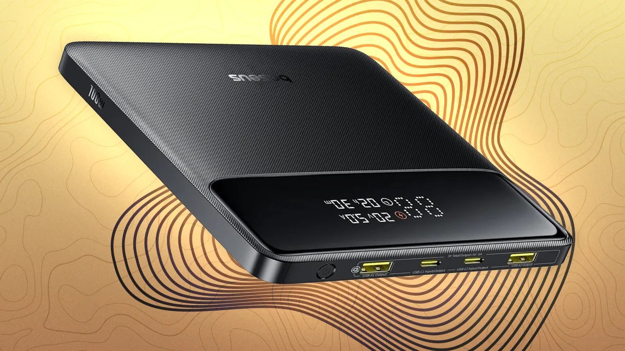 The Baseus Blade 20,000mAh 100W Ultra-Slim Power Bank Drops to $39.49 Ahead of Amazon Prime Day