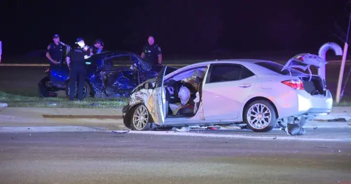 1 dead, 5 injured after 2-vehicle collision in Brampton – Toronto