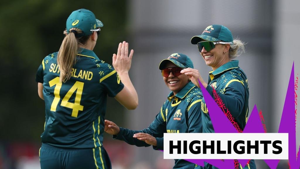 Australia v South Africa T20 World Cup: Highlights as Australia start with impressive win at Old Trafford