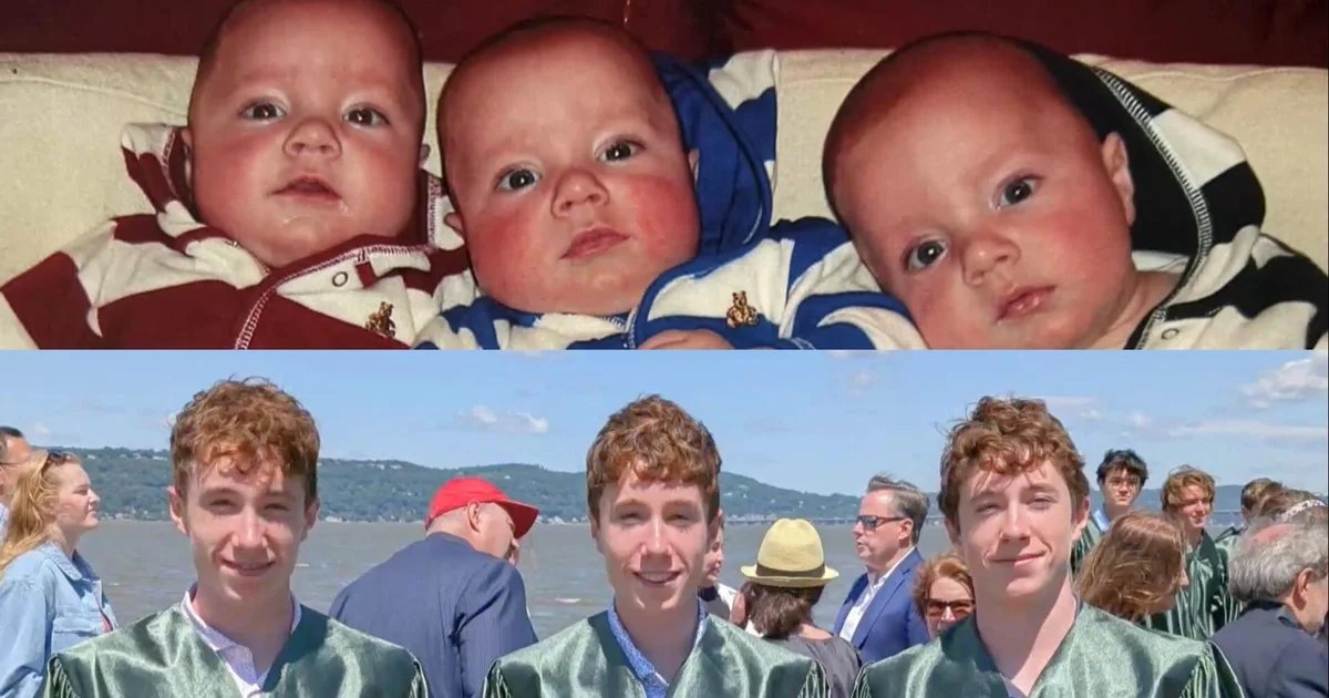 Identical triplets we met in 2008 graduate high school