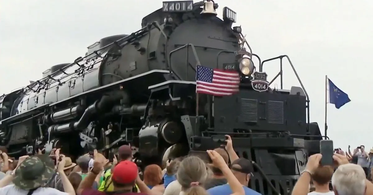 Union Pacific Big Boy, the largest, most powerful steam locomotive in the world, tours the U.S.