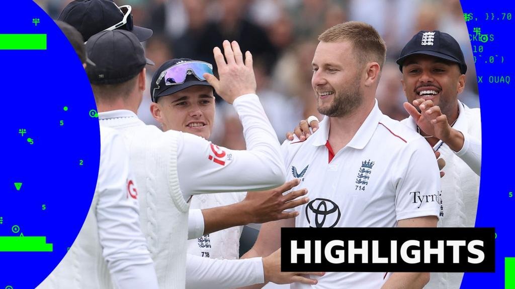 England v New Zealand first Test: Gus Atkinson bowls England to victory