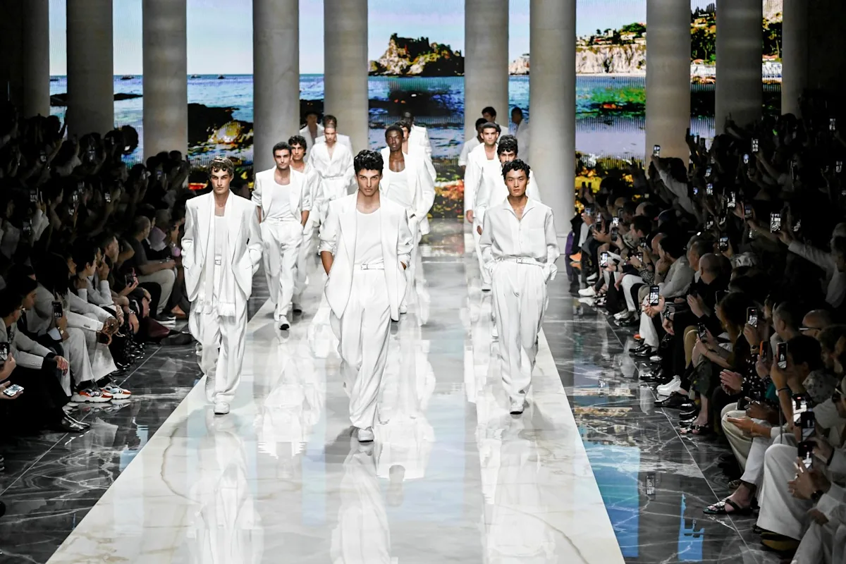Dolce & Gabbana imagines a Mediterranean escape in menswear built for the heat