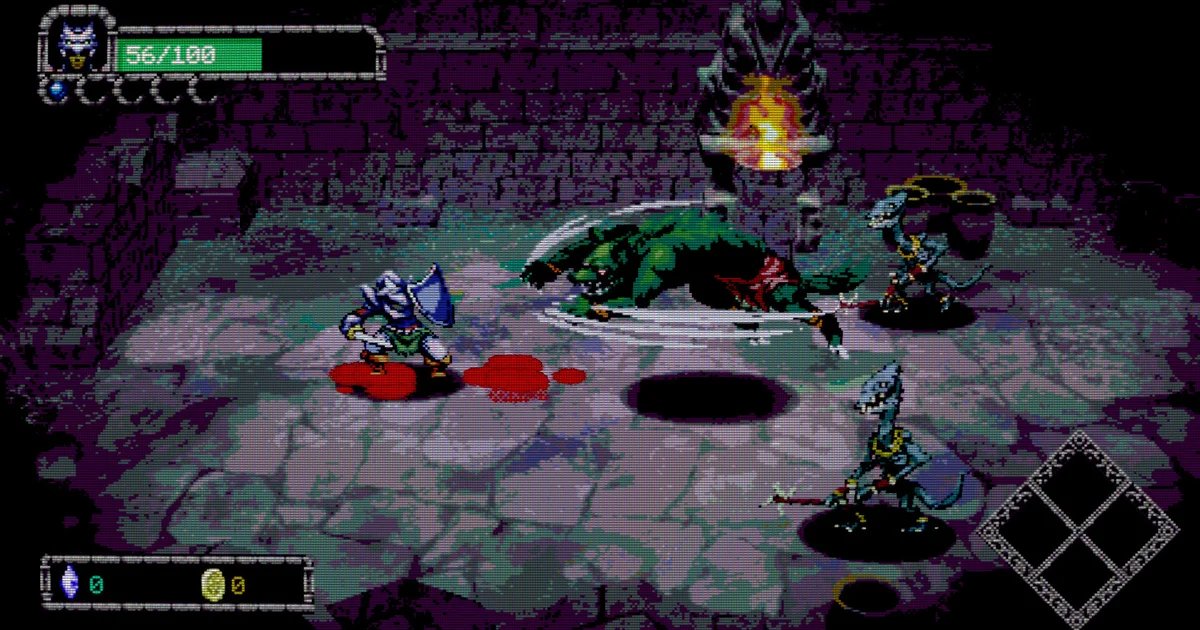 Dungeon Lurker’s crunchy, grimey pixel art hides a metatextual secret beneath its roguelike, dungeon crawling veneers