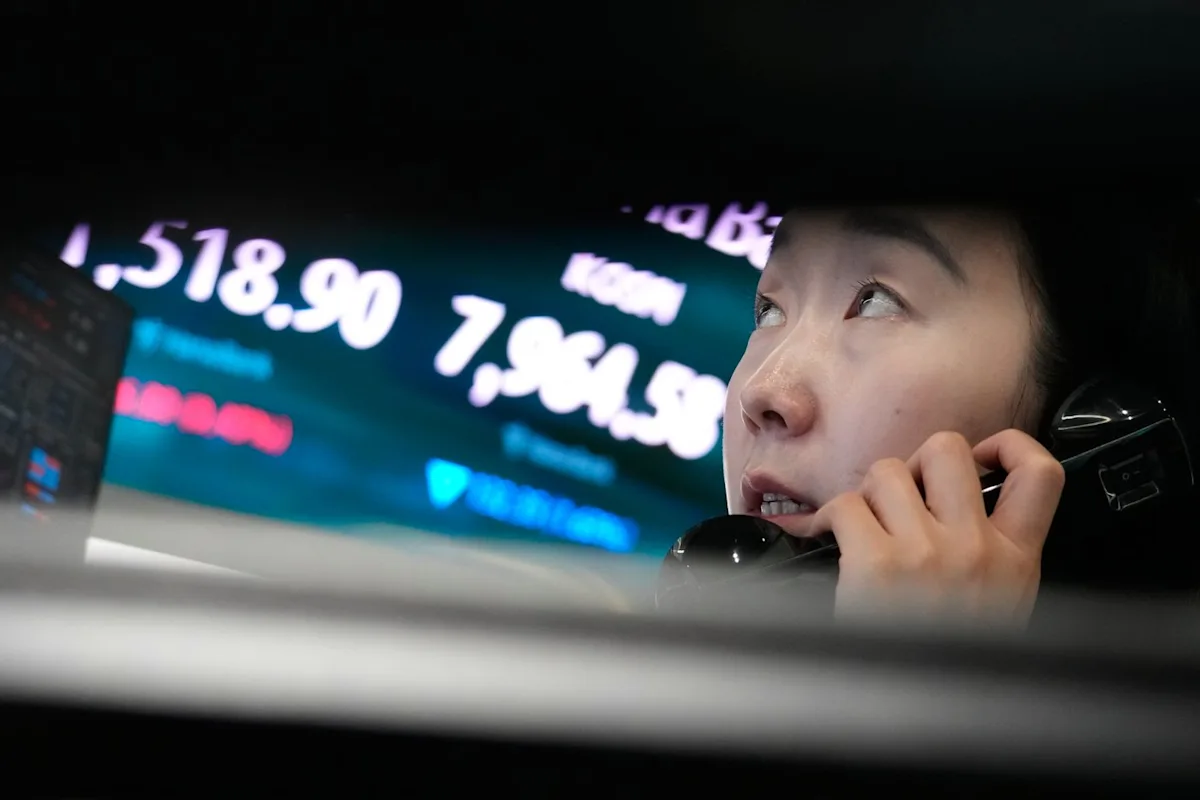 Asian shares fall after a tech sell-off on Wall Street, while oil prices gain