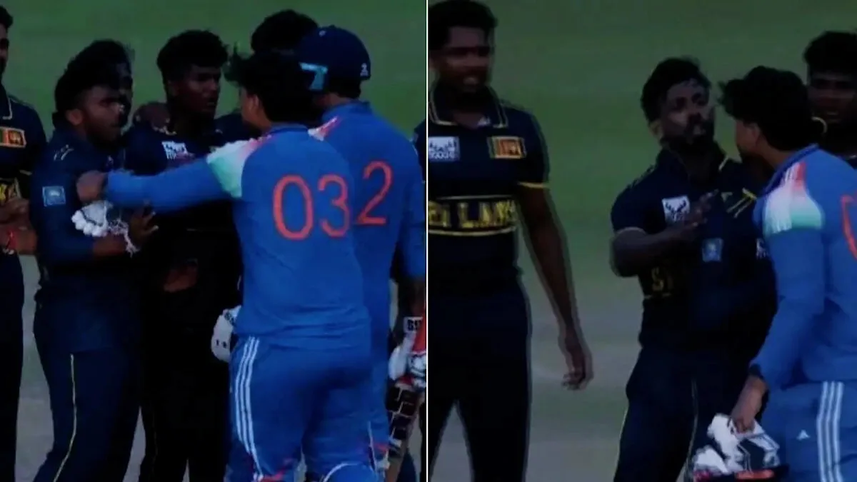 Vaibhav Sooryavanshi clashes with Sri Lanka players after India A defeat in super over – Watch