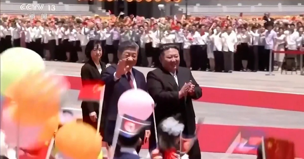 Chinese President Xi visits North Korea