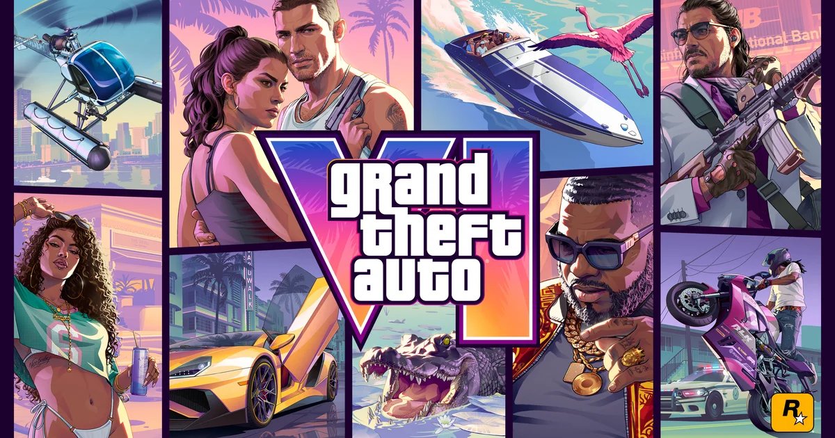 Rockstar reveals the Grand Theft Auto 6 box art, which is quite nice I suppose, and pre-order dates for the game