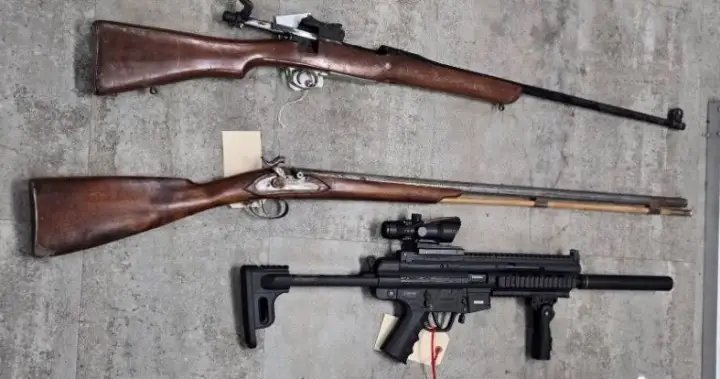South Saskatchewan gun seizure prompts weapons trafficking charge: RCMP