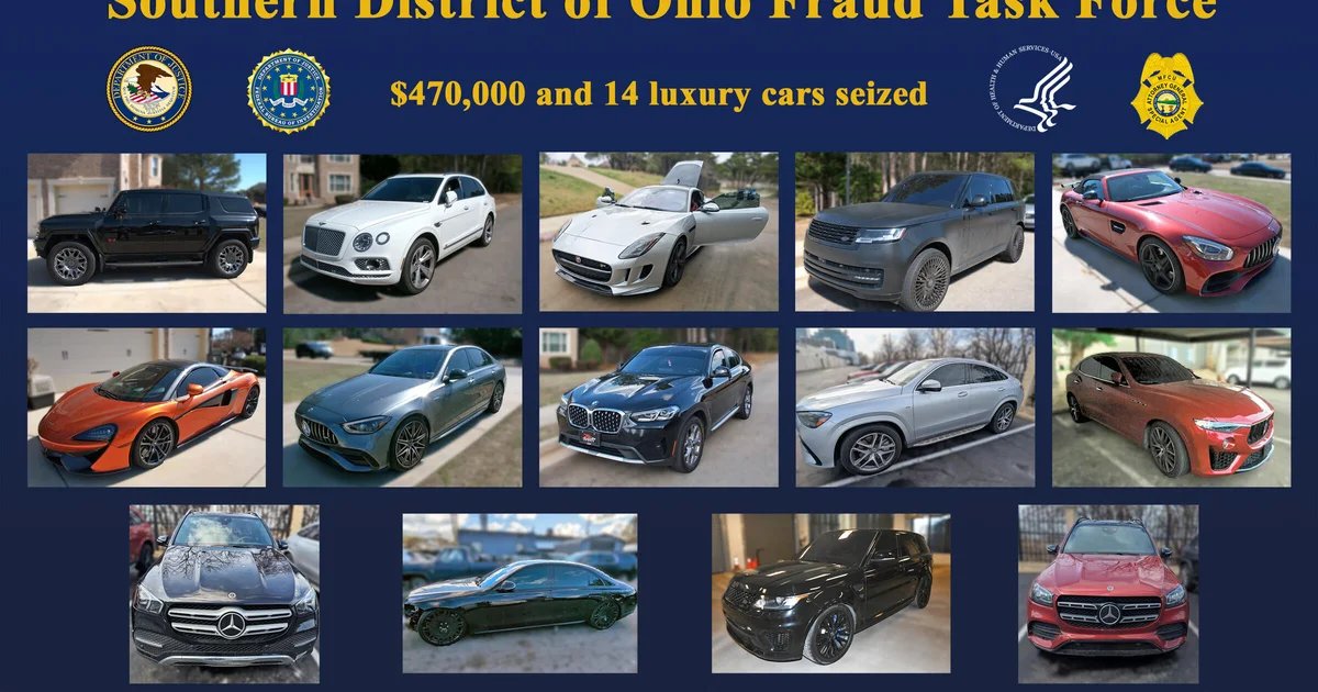 Luxury cars seized after alleged $30 million fraud ring involving children’s health services busted, officials say