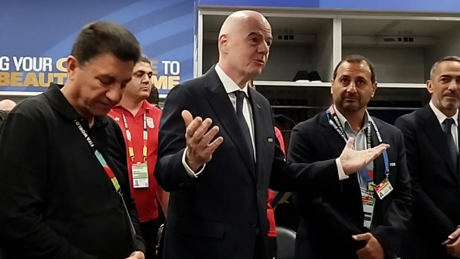 ‘I know what you’ve been through’: FIFA president visits Iran team | Football