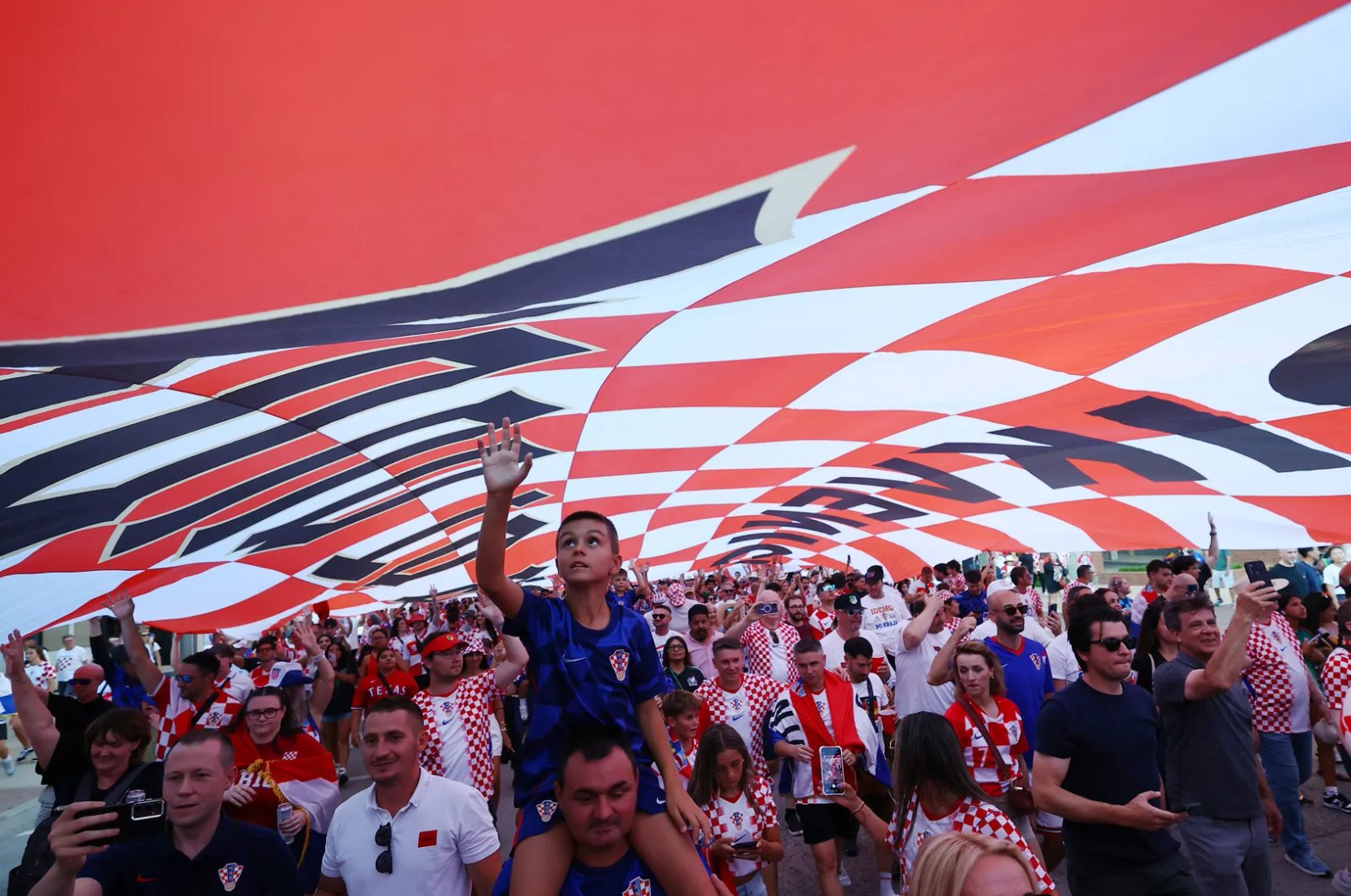 Croatia fans rock cowboy style in Dallas parade ahead of match with England | World Cup 2026