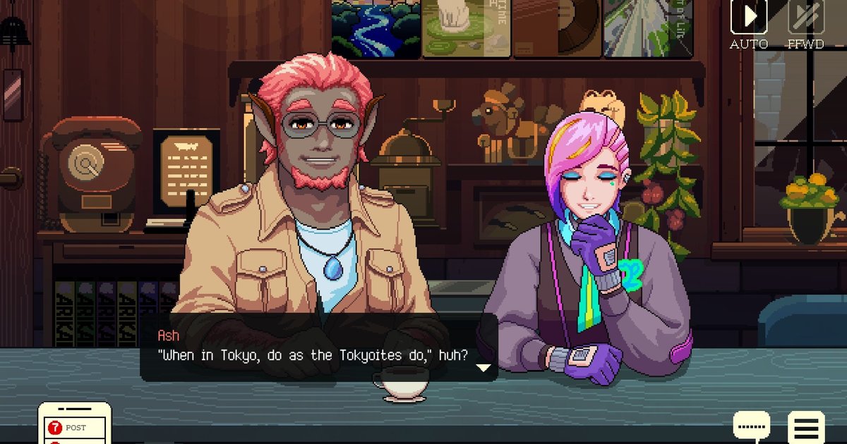 Visual novel Coffee Talk Tokyo serves up an image of ‘Cool Japan,’ but not much more