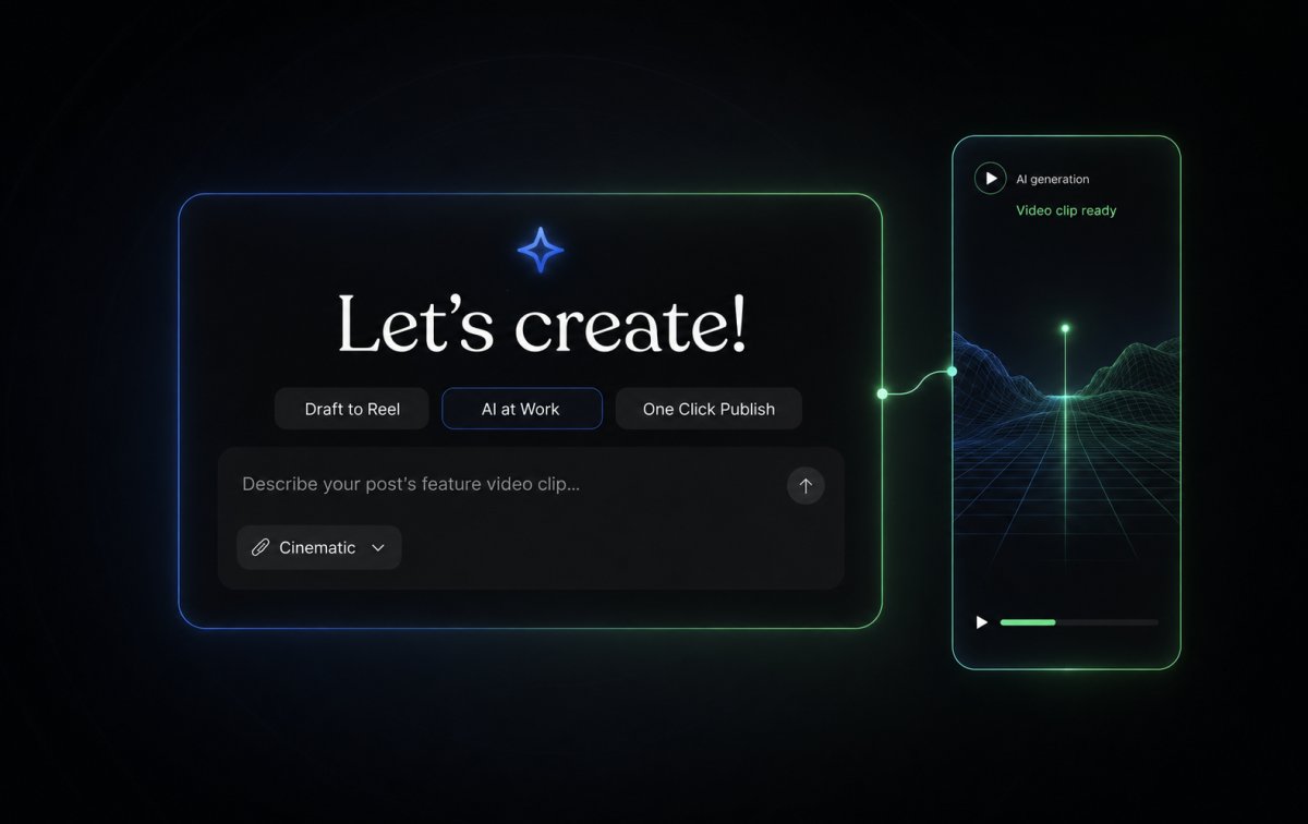 Feature Clips: Turn Posts Into Social-Ready Video