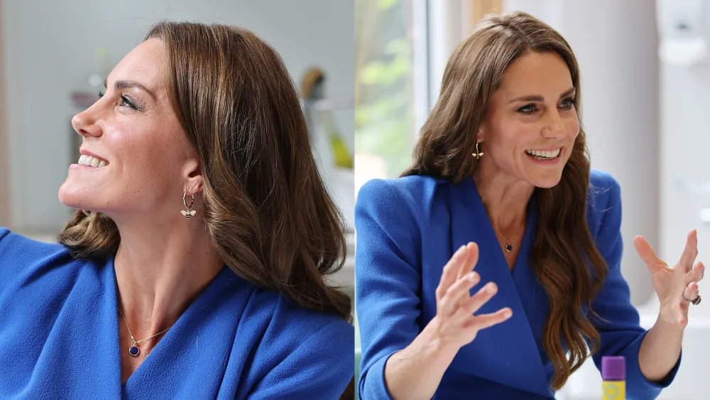 Kate Middleton Accessorizes With Vanleles Honeycomb Bee Earrings