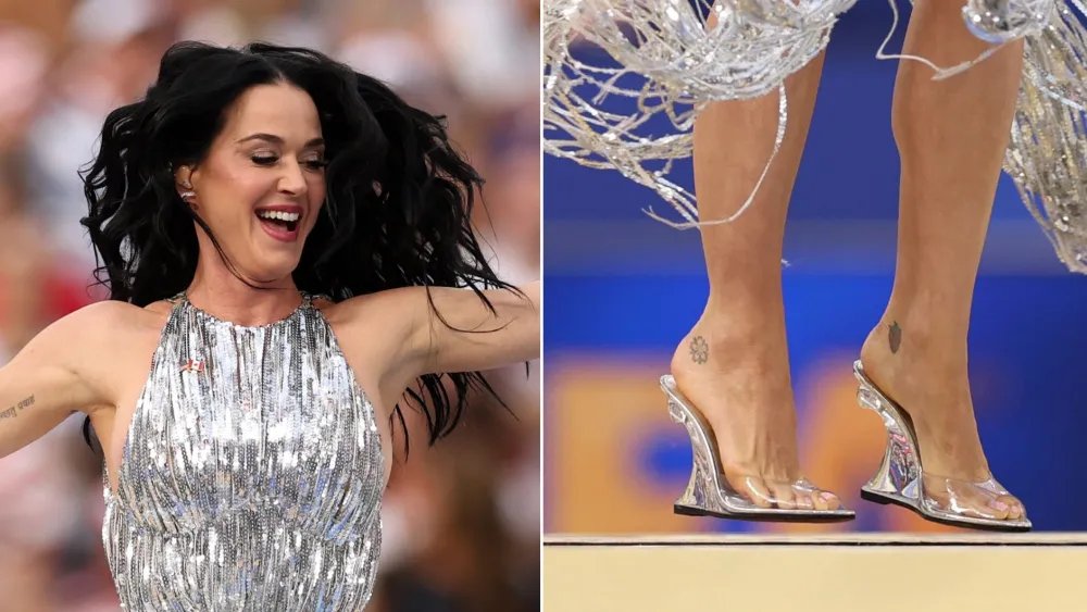 Katy Perry Makes Waves in Aquazzura Wedges at the 2026 FIFA World Cup