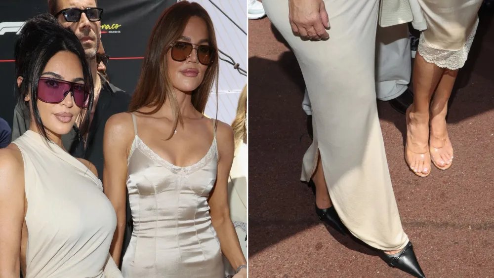 Kim Kardashian Sticks With Gucci Heels for Hamilton’s Monaco Weekend