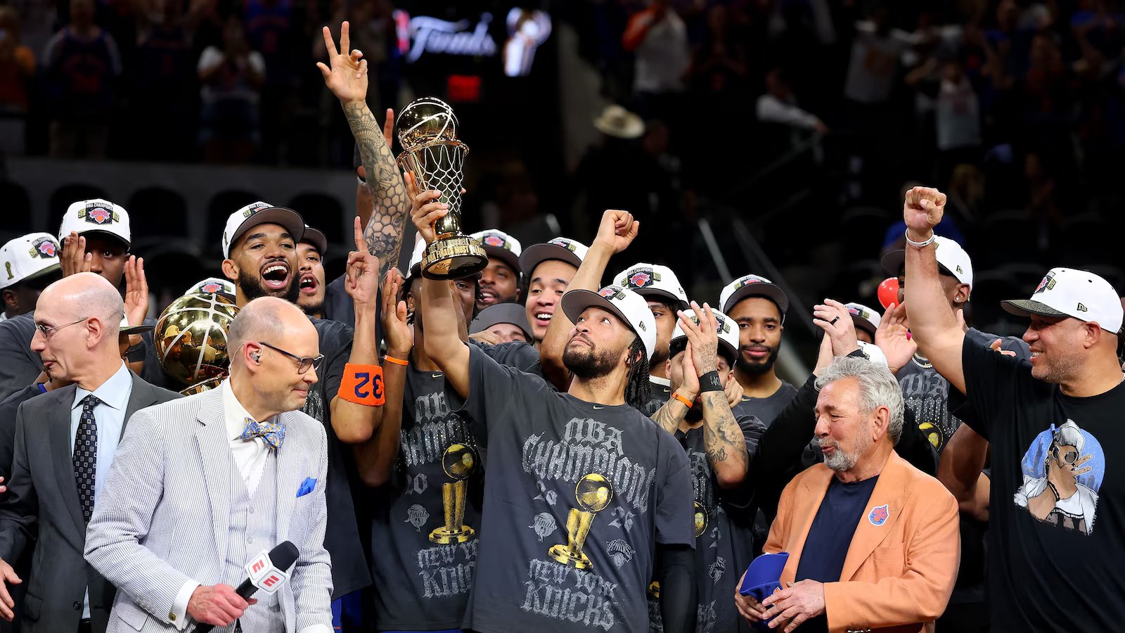 Knicks beat Spurs to win 1st NBA championship in more than 50 years