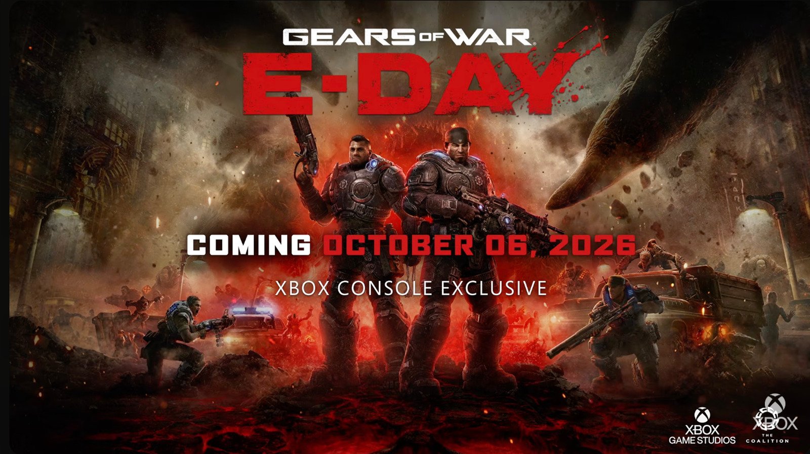 Gears Of War E-Day Arrives October 6 As An Xbox And PC Exclusive