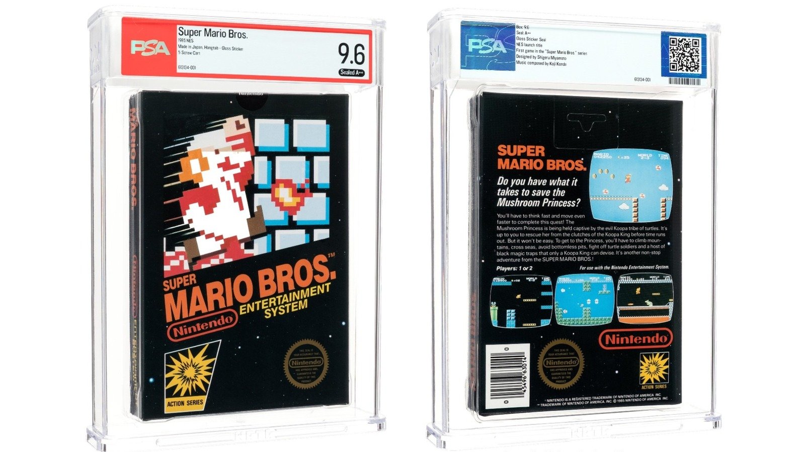 A Rare Sticker-Sealed Copy Of Super Mario Bros. Just Sold For $3 Million
