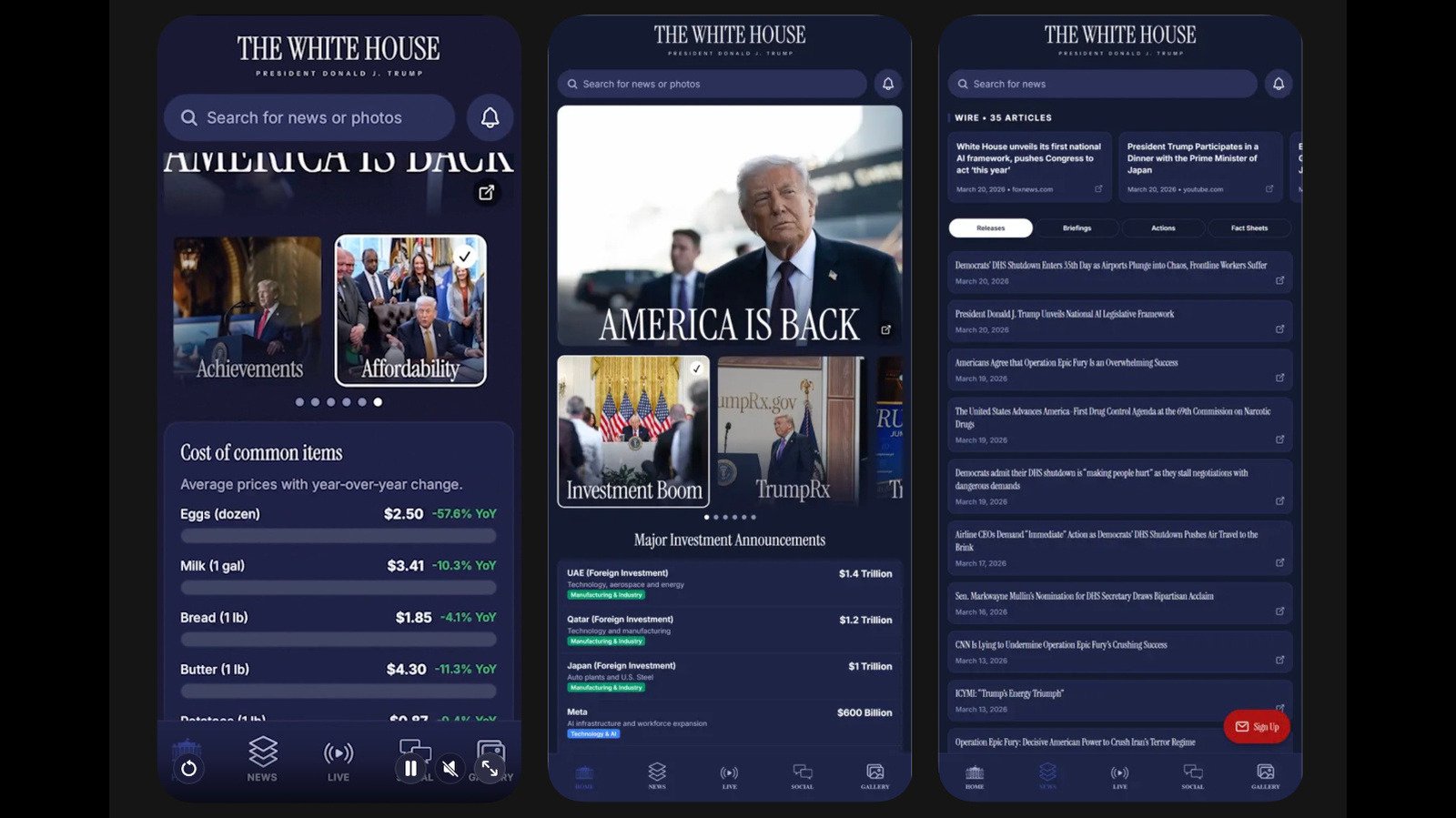 The White House App Will Reportedly Be Auto-Installed On Homeland Security Staff’s Devices