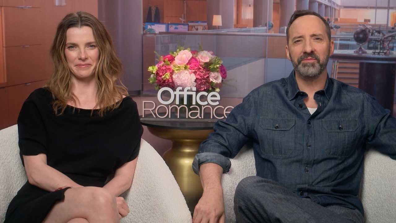 ‘Office Romance’ Interview: Betty Gilpin, Tony Hale and More