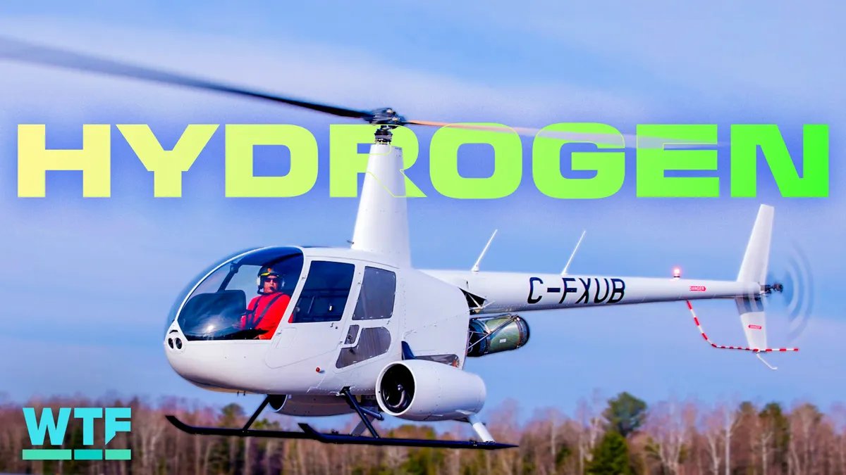 Flying Without Jet Fuel: Hydrogen Helicopter Takes Flight video