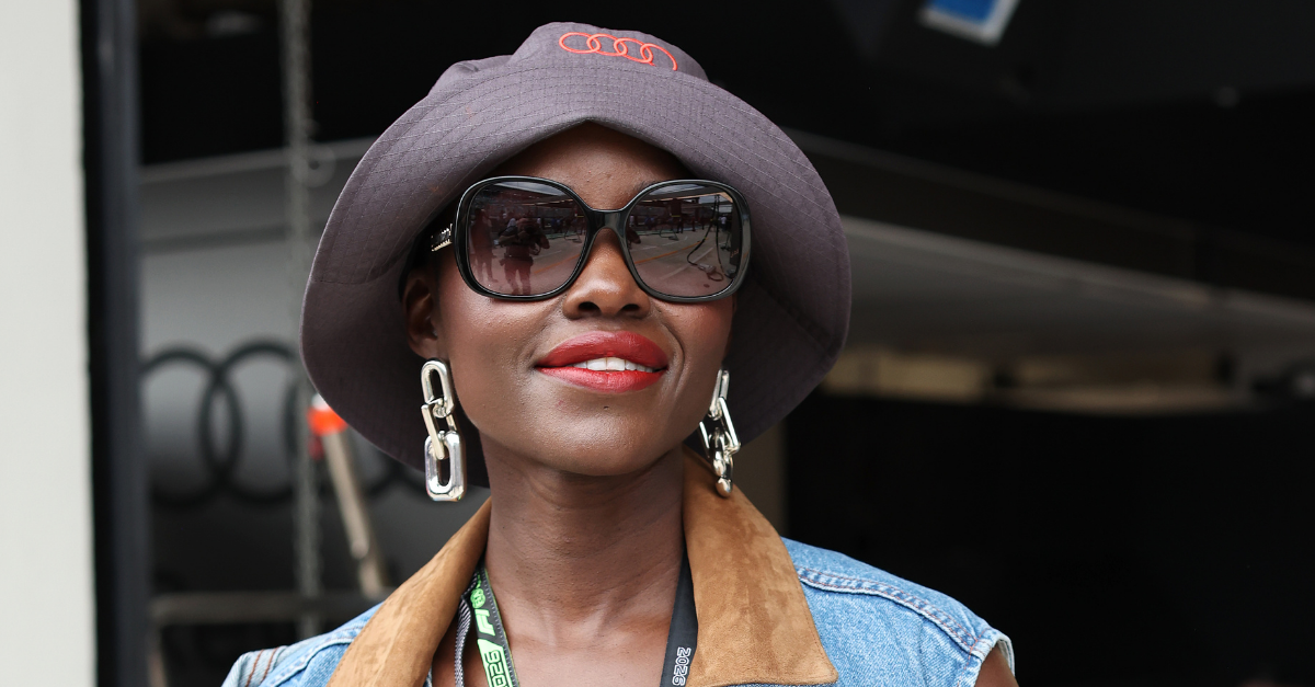 Lupita Nyong’o Has a Fresh Take on Wearing Double Denim