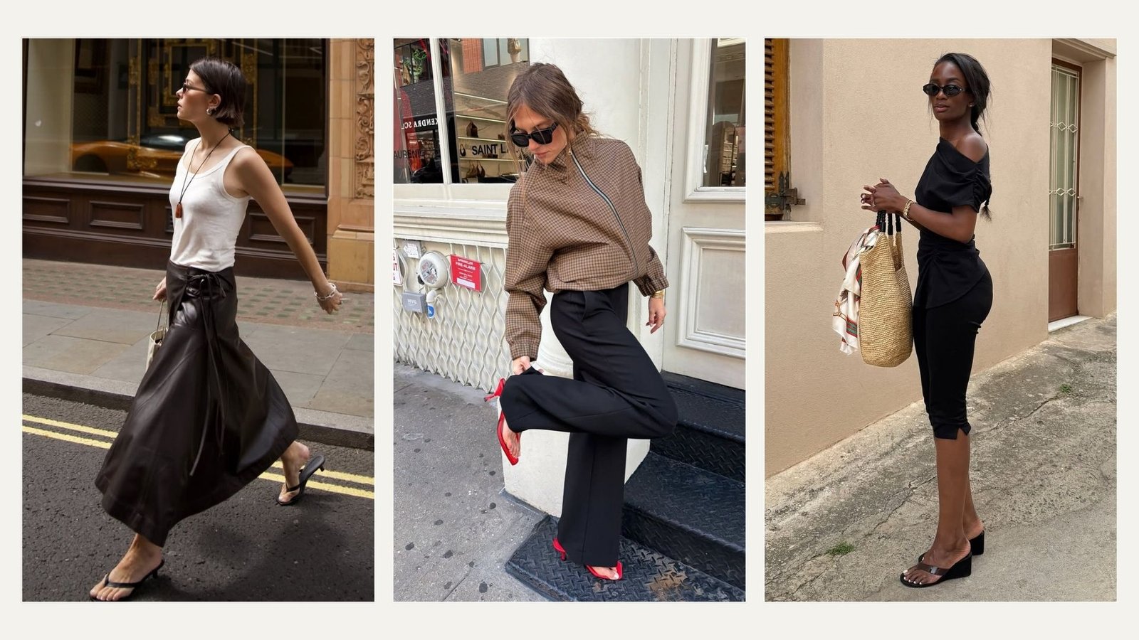 It’s Official: These are the Best Bottoms to Wear With Flip-Flop Heels