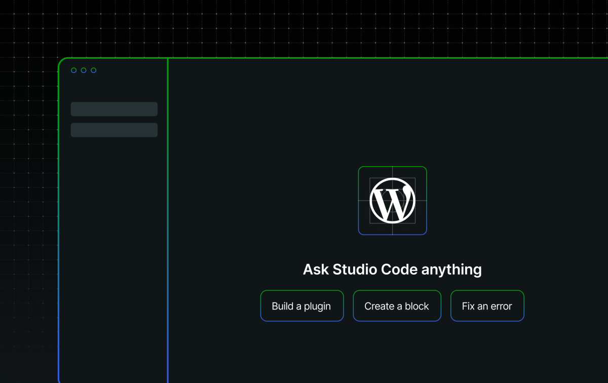 Your WordPress Expert, Now on Desktop: Studio Code Beta