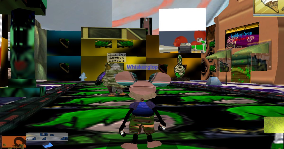 Texturetown is a Frankenstein’s MMO created by remixing Club Penguin, Pirates of the Caribbean Online and other dead MMOs