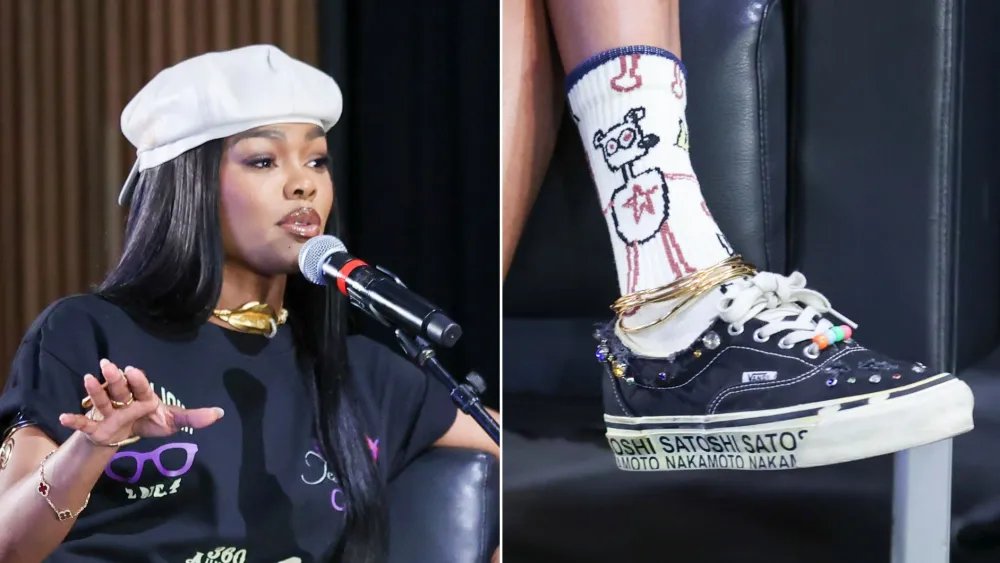 Teyana Taylor Shows Off Rare Satoshi Nakamoto x Vans at Essence Fest
