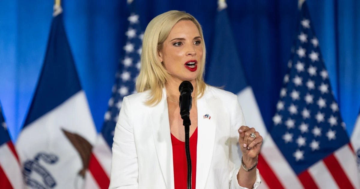 Rep. Ashley Hinson thanks Trump after projected GOP Senate primary win