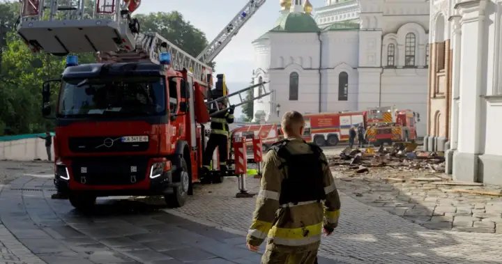 Russian missile strikes kill 11 in Ukraine, damage religious landmark, officials say – National