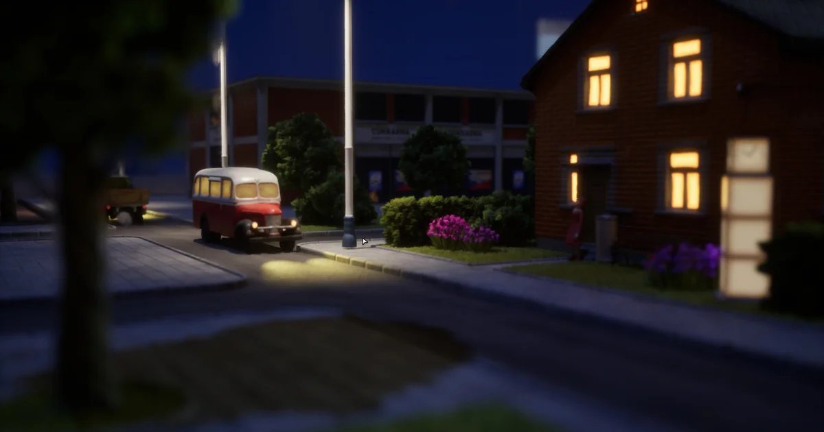 Zlin City: Arch Moderna is a diorama city builder made with actual, physical models and based on a real Czech city