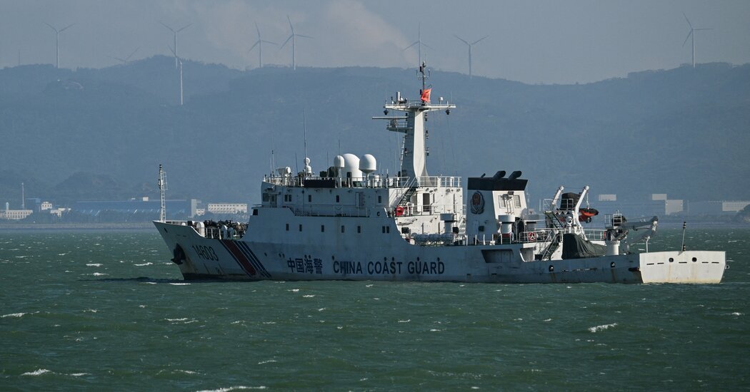 China Raises Pressure on Taiwan With Expanded Coast Guard Patrols